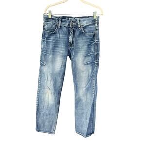 B. Tuff Casey Women’s Jeans 31x34 Y2K Western Distressed Straight Leg Denim